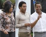 Oprah Winfrey, Lenny Kravitz and Cuba Gooding Jr. Go Vintage on 'The Butler' Set