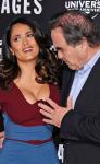 Pictures: Oliver Stone Gets Cozy With Salma Hayek's Assets