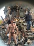 First Photo of Nearly Naked David Arquette on 'Orion' Set