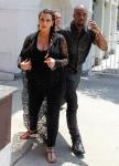 Kanye West Smacks His Head Into Street Pole While Going Out With Kim Kardashian