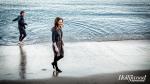 Natalie Portman and Christian Bale Play Around on Beach in First 'Knight of Cups' Pic