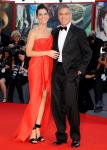 'Gravity' Stars Sandra Bullock and George Clooney Turn Up the Heat at Venice Premiere