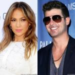Jennifer Lopez Hits Recording Studio With Robin Thicke