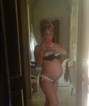 Kim Zolciak Bares Twin Baby Bump in Tiny Bikini