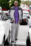 Lamar Odom Joins Friend for Lunch at Sushi Restaurant in L.A.