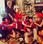 Miley Cyrus Shares Photo of 'Annual Family Fist Fight' on Christmas