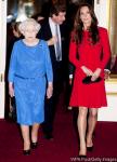 Kate Middleton and Queen Elizabeth II Welcome Stars to Buckingham Palace