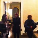 Video: Taylor Swift Sings 'Heartbeats' With Cara Delevingne and Ed Sheeran