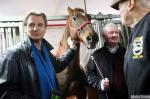 Liam Neeson Hosts Horse Stable Tour to Support Carriage Industry