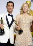 Oscars 2014: Matthew McConaughey and Cate Blanchett Win Best Actor and Actress