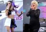 Ariana Grande and Christina Aguilera Perform at 2014 Wango Tango