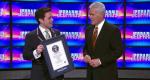 'Jeopardy' Host Alex Trebex Gets Guinness World Record Certificate