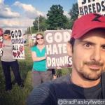 Brad Paisley Mocks Westboro Baptist Church Protesters