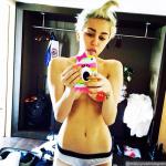 Miley Cyrus Posts New Topless Picture on Instagram