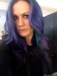 Anna Paquin Dyes Her Hair Purple and Blue