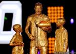 David Beckham and His Sons Showered With Golden Slime at Kids' Choice Sports Awards