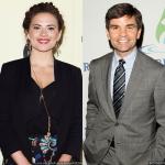 Hayley Atwell and George Stephanopoulos Visit 'Agents of S.H.I.E.L.D.'