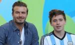 David Beckham and Son Brooklyn Involved in Car Accident