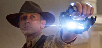 Daniel Craig is a cowboy facing aliens in 'Cowboys and Aliens' 