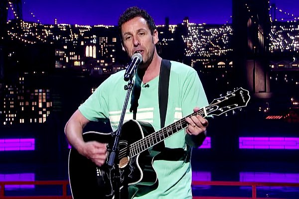 Video: Adam Sandler Sings Tribute Song to David Letterman