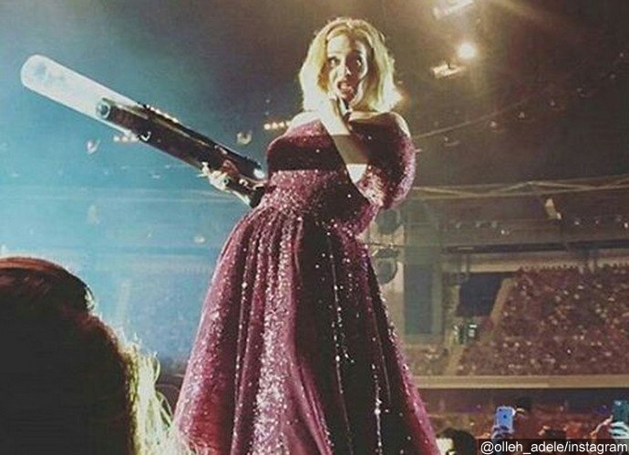 Adele Almost Falls Off Stage During Brisbane Concert