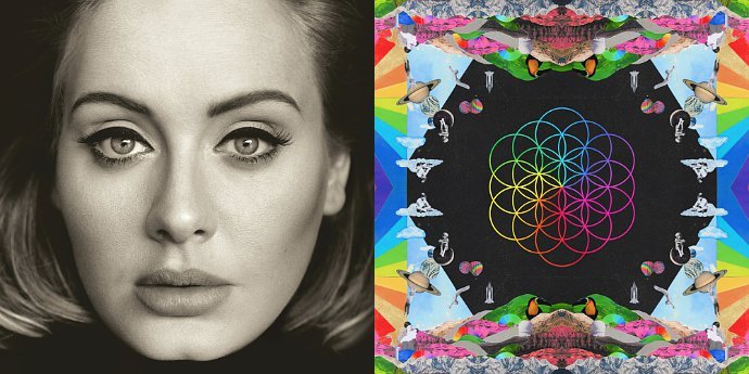 Adele Beats Coldplay for No. 1 Spot on Billboard 200