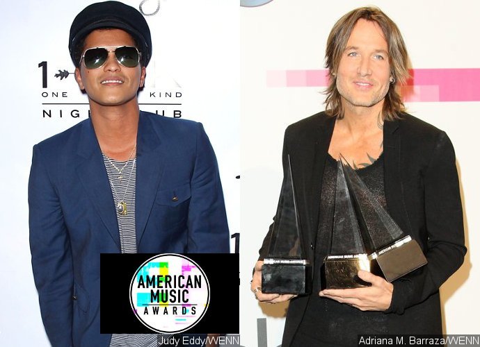 AMAs 2017: Bruno Mars and Keith Urban Dominate Full Winner List