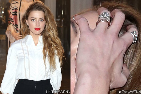 Amber Heard Debuts Wedding Ring in First Post-Wedding Appearance