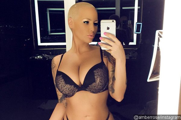 Amber Rose Fires Back at 'S**t-Shamming' Critics With Skimpy Lingerie Selfie