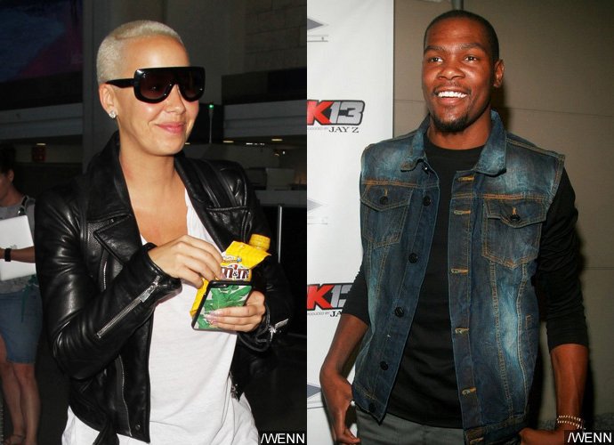 New Couple Alert? Amber Rose Spotted Partying With Kevin Durant