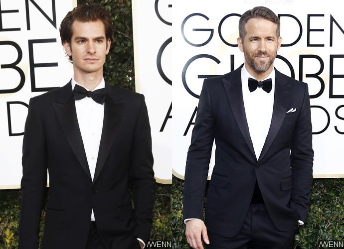 Andrew Garfield Reveals How He Got Ryan Reynolds to Kiss Him at the Golden Globes