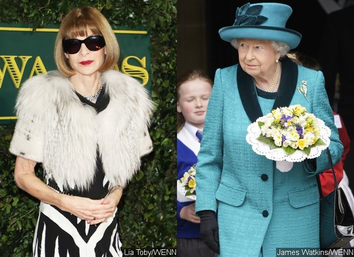 Anna Wintour Blasted for Keeping Her Sunglasses On While Seated Next to Queen Elizabeth at LFW