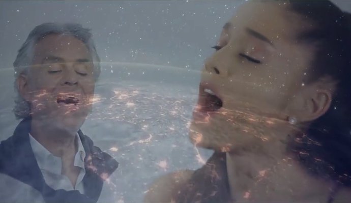 Ariana Grande Teases Music Video for Andrea Bocelli Duet 'E Piu Ti Penso'