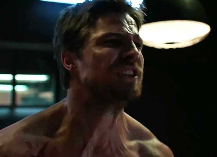 'Arrow' 5.17 Preview: Prometheus Takes Oliver Queen Prisoner and Threatens to Kill His Son