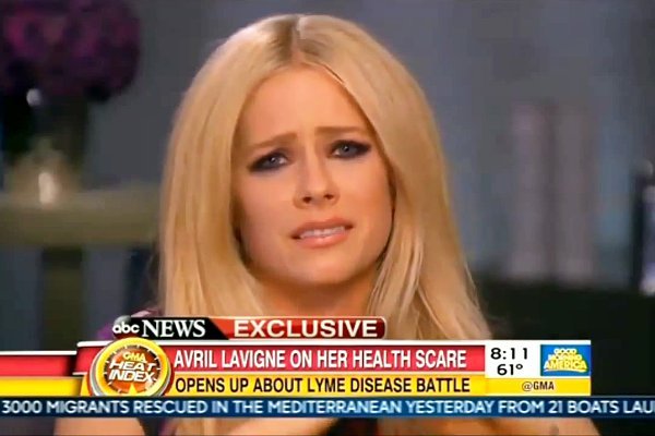 Video: Avril Lavigne Tears Up as She Talks About Her Battle With Lyme Disease