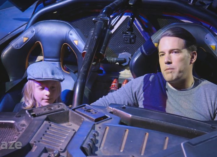 Watch 'Batman v. Superman' Star Ben Affleck Take Fan for a Ride in Batmobile