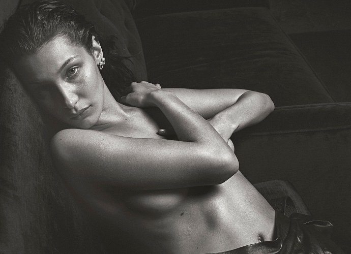 Bella Hadid Frees Her Nipples and Goes Pantless in Racy Photos for V Magazine