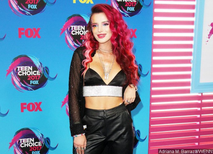 Bella Thorne Suffers Insane Nip Slip in a Plunging Bodysuit at L.A. After Party