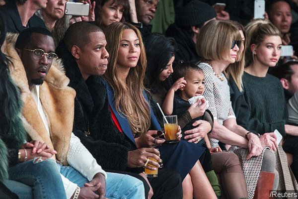 Beyonce, Jay-Z, Kim Kardashian, Anna Wintour Sit Front Row at Kanye West's Fashion Show
