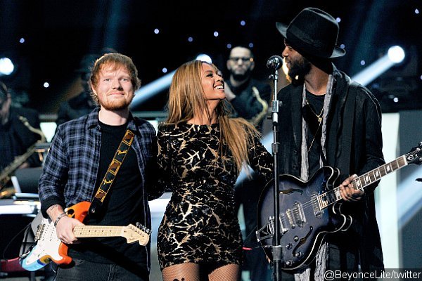 Video: Beyonce Plays Surprise Duet With Ed Sheeran at Grammys' Tribute to Stevie Wonder