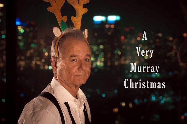 Bill Murray Looks Gloomy in Netflix's 'A Very Murray Christmas' Special