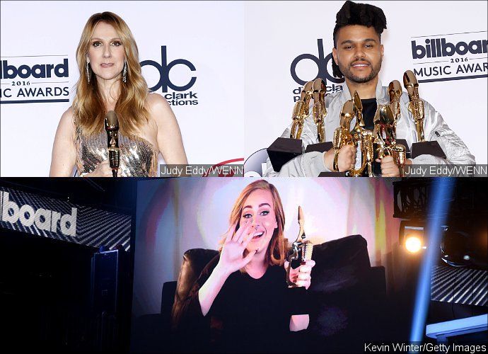 Billboard Music Awards 2016: Celine Dion, The Weeknd and Adele Are Biggest Winners