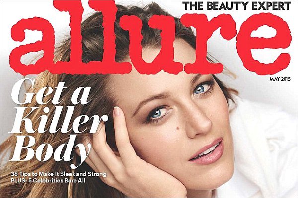 Blake Lively Gleams in Allure Cover, Talks About Motherhood