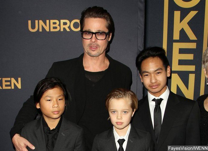 Brad Pitt's All Six Kids Visit Him for the First Time Since Angelina Jolie Split