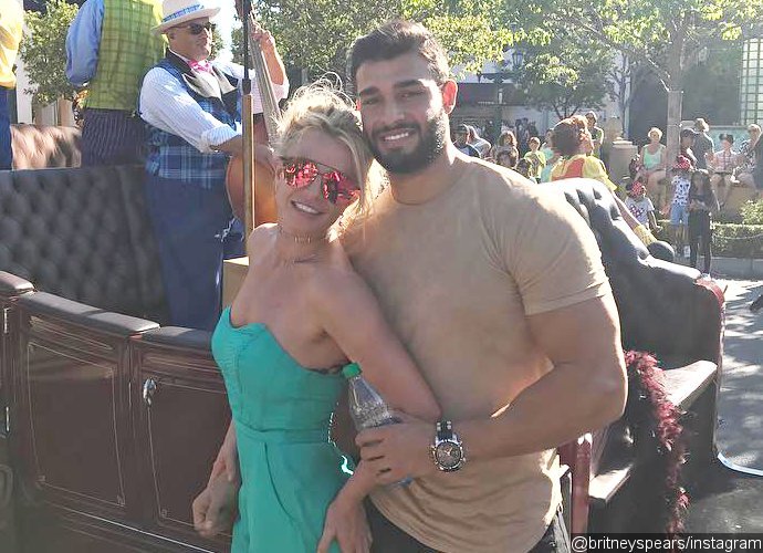 Britney Spears and BF Sam Asghari Loved Up at Disneyland While Celebrating Her Sons' Birthdays