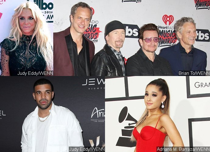 Britney Spears, U2, Drake, Ariana Grande Lead an Amazing 2016 iHeartRadio Music Festival Line-Up