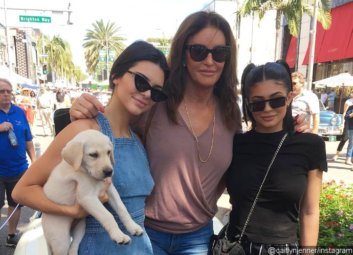 Caitlyn Jenner Celebrates Father's Day With Kendall and Kylie in Beverly Hills