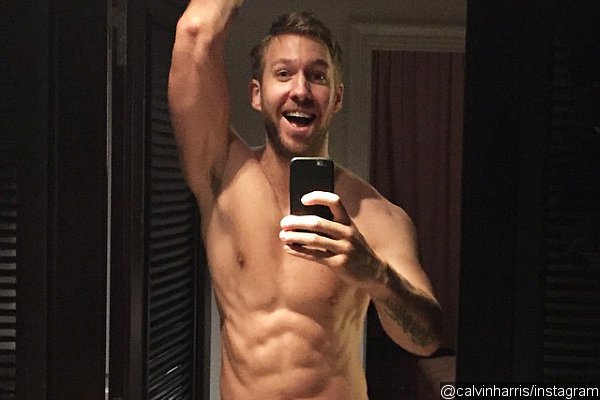 Calvin Harris Proudly Shows Off His Rippling Muscles