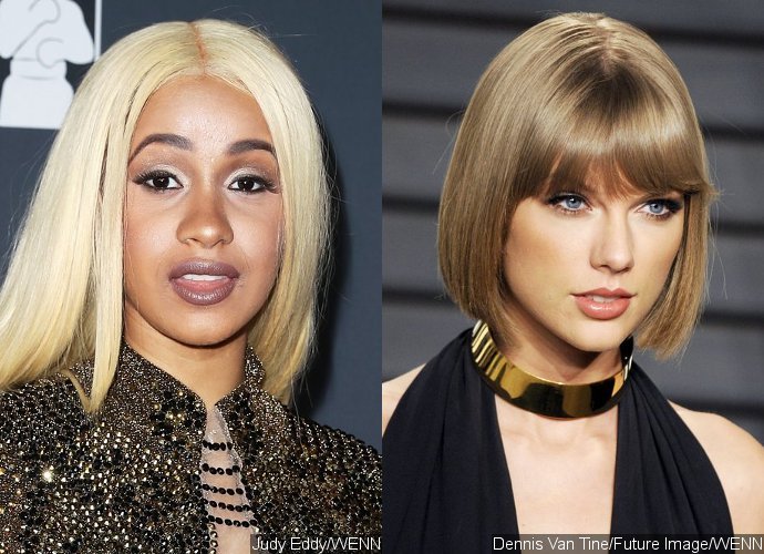 Cardi B Throws Shade at Taylor Swift After Topping Billboard Hot 100 Chart