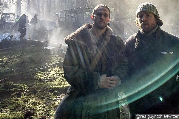 First Look at Charlie Hunnam on the Set of 'Knights of the Roundtable'